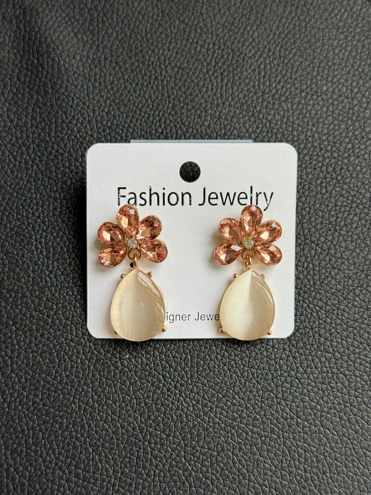 Stones Flower Drop Earrings (NAE0058-60)