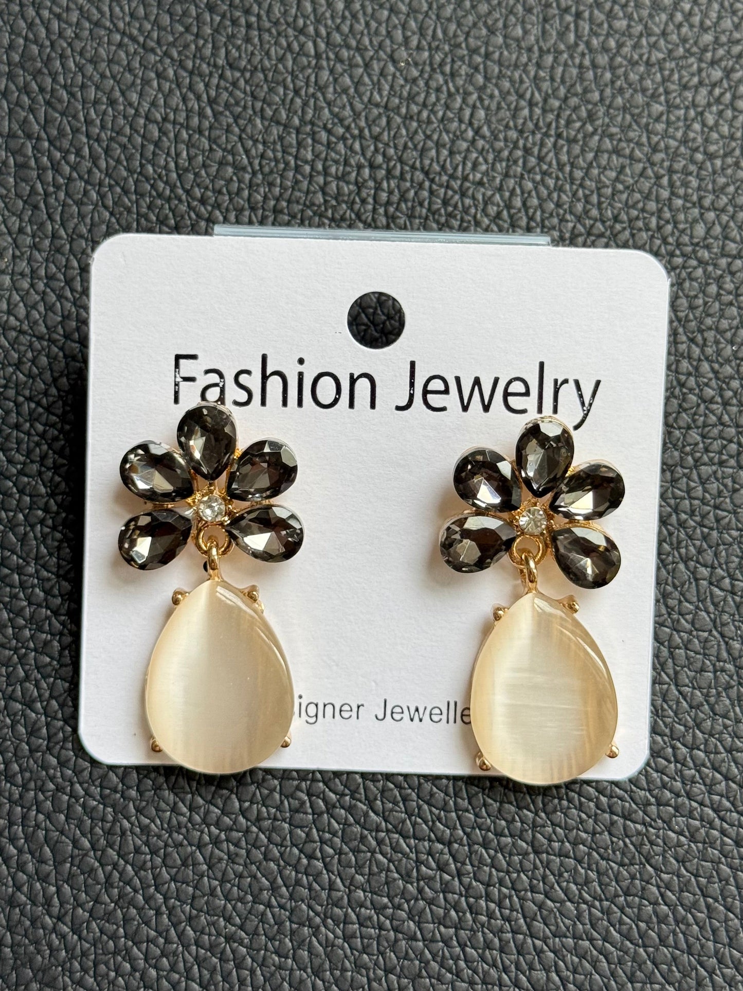 Stones Flower Drop Earrings (NAE0058-60)