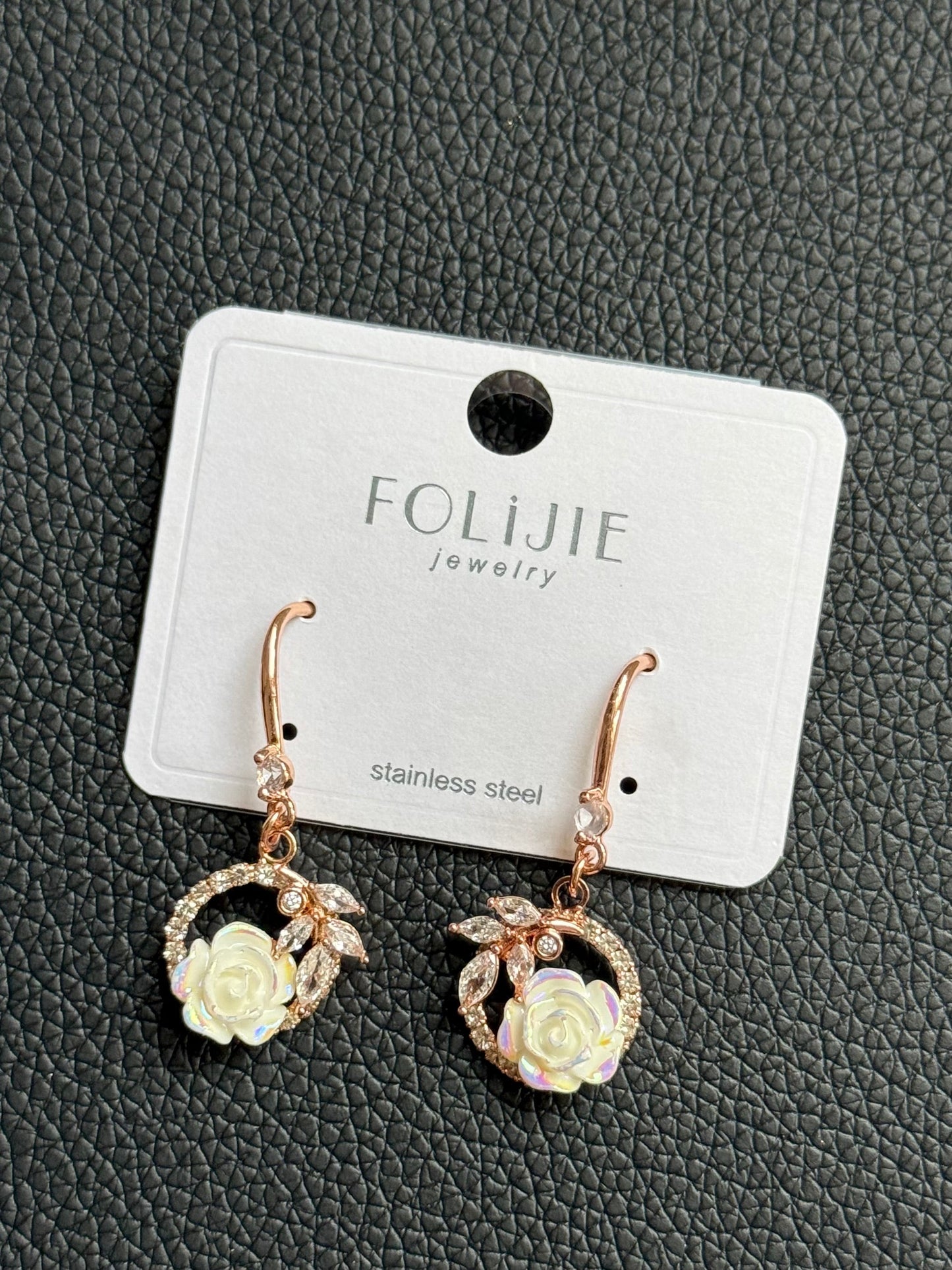 Stainless steel fancy earrings (NAE0066-67)