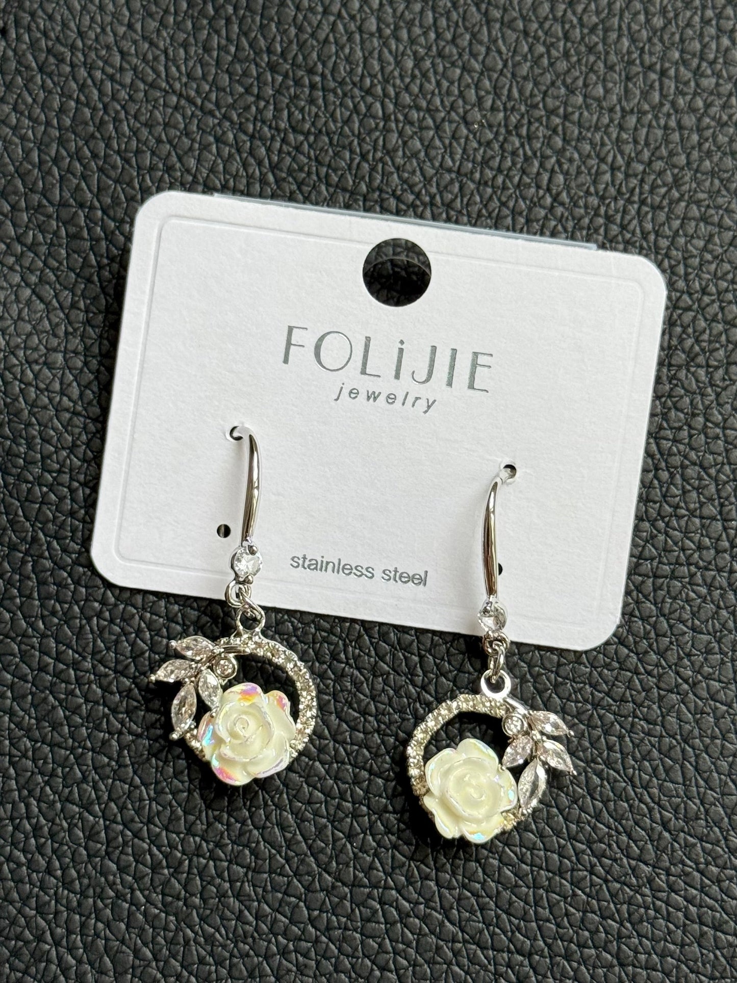 Stainless steel fancy earrings (NAE0066-67)